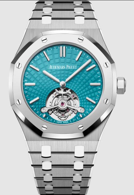 Audemars Piguet Replica Watch Royal Oak Self-Winding Flying Tourbillon Titanium 26522IP.OO.1220IP.01